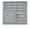 Bronze, variant on Postal Products Unlimited N1029451SLVR 9 Door Standard 4C Mailbox with 1 Parcel Locker - Silver