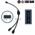 thumbnail image 4 of Angitu 3pin/4Pin RGB ARGB SYNC 1 to 1/2/3/4/5 Fan LED Stripe Extension Cable Motherboard Light Control Hub For M/B ASUS GIGABYTE, 4 of 4