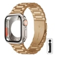 thumbnail image 1 of Correa Para Apple Watch, Acero Inoxidable con Funda Ultra, Compatible con 40/41/42/44/45/46mm, 1 of 5
