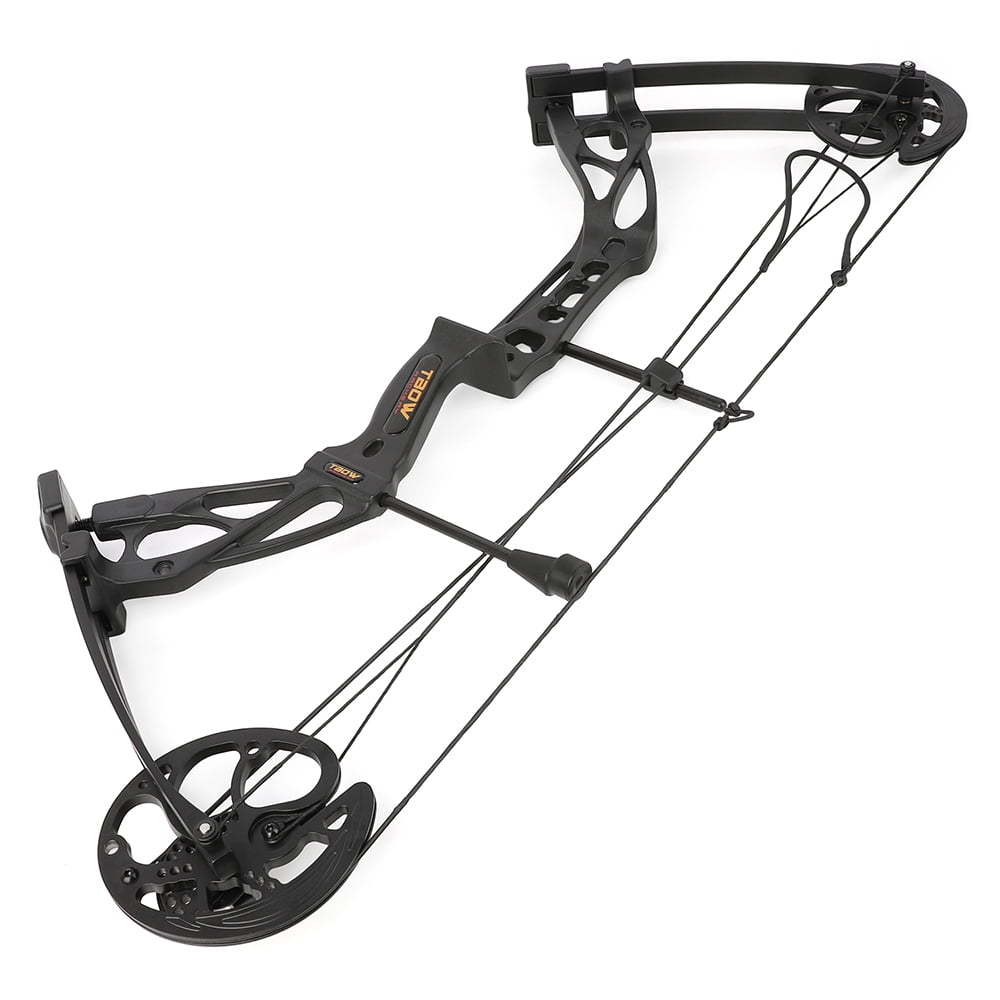 M133 Compound Bow, Adjustable 0-70 lbs Draw Weight, 16.4"-30" Draw Length, 30" Axle-to-Axle, 6.6" Brace Height, 325 FPS, 80% Let-Off, Aluminum Alloy, Hunting Archery Bow for Adults