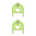 thumbnail image 4 of Moyic 1 estante de baño para toallas, soporte para jabonera, fregadero de cocina, soporte de almacenamiento de esponja, ganchos para bata, ventosa con Verde 2piezas Moyic CBP007163, 4 of 5