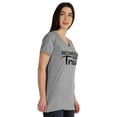 thumbnail image 2 of Inkmeso Vaccinated And Ready To Travel Funny Pro-Vaccine V-Neck T-shirt For Womens, 2 of 8