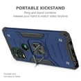 thumbnail image 4 of NIFFPD Moto G Stylus 5G 2021 Case Military Grade Phone Case with Kickstand for Motorola G Stylus 5G 2021 Blue, 4 of 6