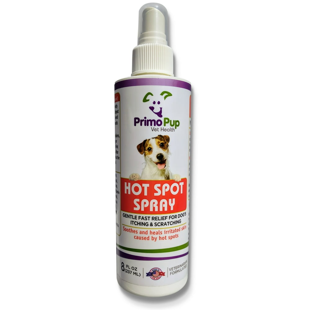 HOT SPOT SPRAY for Dogs Primo Pup Vet Health with Tea Tree Oil