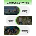 thumbnail image 7 of HENNCHEE Mosquito Suits for Adults, Mesh Net Bug Jacket Pant Suit, Outdoor Full Body Protection Mosquito Proof Clothing (S/M, Green), 7 of 7