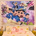 thumbnail image 1 of Tapiz decorativo para colgar en la pared, crayones, Shins Chans, Anime, 1 of 1