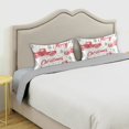 thumbnail image 5 of Merry Christmas Trucks Pillowcases Soft Satin Pillow Covers Decorative Rectangle Envelope Closure for Women Men, 5 of 8