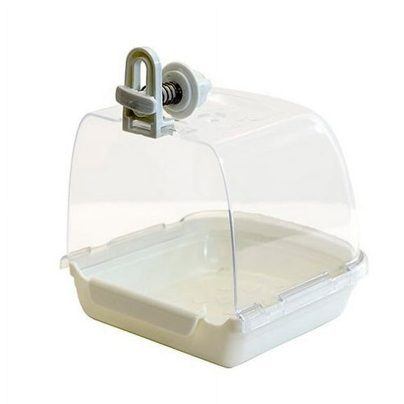 Featherland Paradise Unlimited Bird Bath Cage Hood BPA-Free