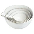 thumbnail image 3 of Storied Home Stoneware White Batter Bowls (Set of 4), 3 of 4