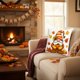 thumbnail image 5 of Thanksgiving Pillow Covers 17.7x17.7 Inches Fall Pumpkin Decorative Pillow Cases With Soft Fabric Hidden Zipper For Home Decor, 5 of 6