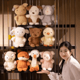 thumbnail image 4 of WLHONG TOYS Lamb Plush Toy, Plush Pillow Lamb Toy, Palm Lamb Plush Stuffed Animal Toy, Cartoon Cute White Lamb Plush Toy(11.8inches), 4 of 7