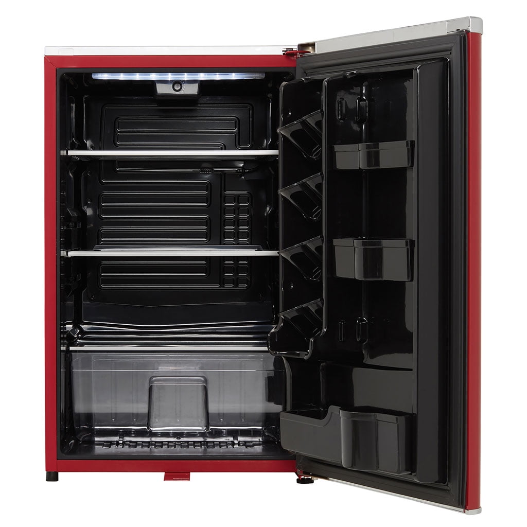 Danby 4.4 cu. ft. Retro Compact Fridge in Metallic Red DAR044A6LDB
