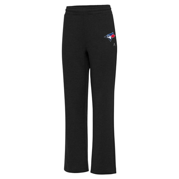 Women's Antigua Black Toronto Blue Jays Victory Sweatpants