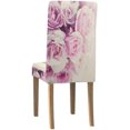thumbnail image 2 of ABPHQTO Hermosas rosas rosa funda elástica para silla funda protectora para asiento para comedor Hotel boda fiesta conjunto de 1, 2 of 4