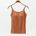 thumbnail image 2 of AherBiu Tank Tops with Built in Bras Padded Basic Camisole Comfy Adjustable Spaghetti Strap Sleeveless Tops Homewear, 2 of 3