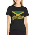 thumbnail image 3 of T-shirt Jamaican Pattern  Soft Cotton Adult Heat-Transfer Graphic T-Shirt - 180g Breathable Fabric, Unisex Summer Casual Wear with Durable Heat-Printed Design, 3 of 9