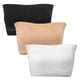 thumbnail image 2 of Sujetadores sin tirantes con relleno extraíble para mujer, top de tubo con soporte, sin costuras, talla 2XL, 3 unidades, 2 of 7