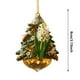 thumbnail image 3 of Decoraciones Del Árbol de Navidad - Decoración Colgante de Ornamentos de Bricolaje - Colgantes Colgantes Divertidos para Fiestas de Vacaciones, 3 of 9
