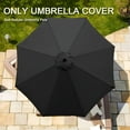 thumbnail image 4 of MISSMILE 2026 New 6.5Ft 9Ft 10Ft Outdoor Patio Umbrella Replacement Canopy,6 Ribs 8 Ribs Umbrella Canopy Cover Replacement Fabric,Parasol Top Cover Replacement Uv Protective Fabric,Canopy Only, 4 of 5