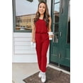 thumbnail image 3 of Conjunto Deportivo PRETTYGARDEN para Mujer, 2 Piezas, Rojo, Talla S, 3 of 5