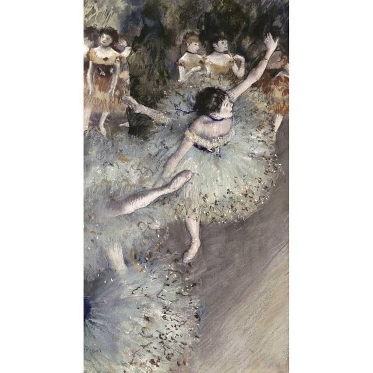 Degas, Edgar 10x14 Black Modern Framed Museum Art Print Titled