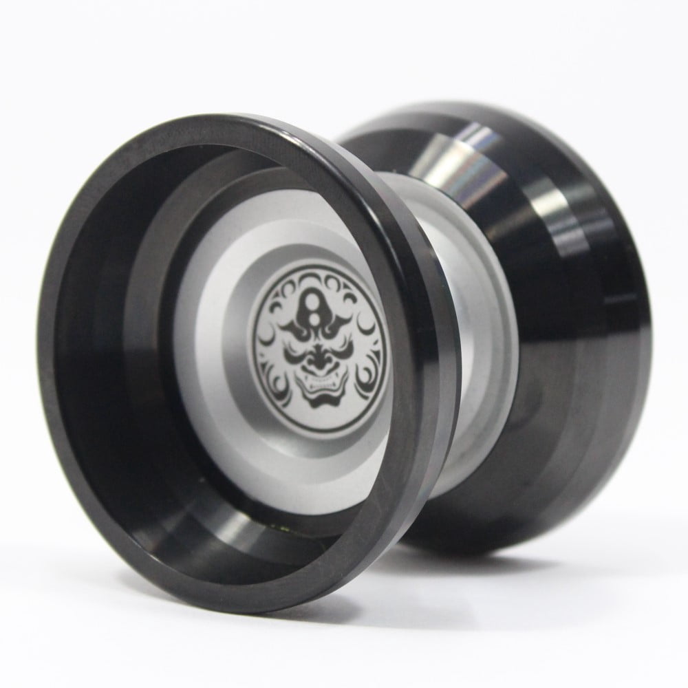 Sengoku Bishamonten Yo-Yo - Bi-Metal YoYo - 7075 Aluminum and Stainless Steel (Silver with Black Rims)
