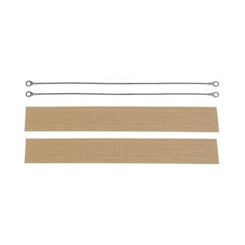 8" Hand Impulse Sealer Repair Kit 2 Element 2 Cloth Set Spare Parts