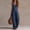 *Navy, variant on ClodeEU Women's Linen Blend V Neck Sleeveless Wide Leg Jumpsuit,Casual Romper with Pockets for Summer Khaki,Women's Plus L