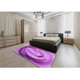 thumbnail image 4 of Ahgly Company Indoor Square Patterned Violet Purple Area Rugs, 5' Square, 4 of 6