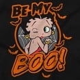 thumbnail image 2 of Betty Boop Halloween Be My Boo Women Plus Size Sweatshirt Brisco Brands 3X, 2 of 5