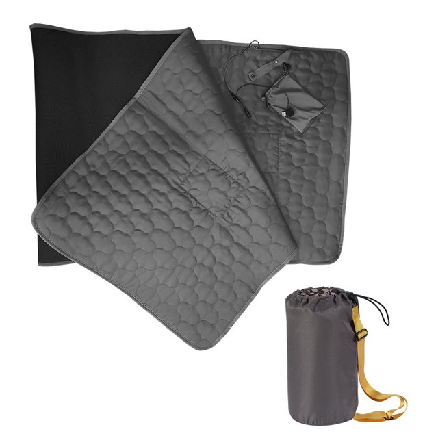 Heated Sleeping Bag Pad Mattress USB Power Warm Heating Mat with 5