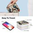 thumbnail image 4 of Mother's Day Woodpecker Stylish Jewelry Box with Imiation Metal Nylon Zipper & Compact Design, 4 of 6
