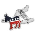 thumbnail image 2 of PinMart's Political Democratic Donkey Cufflinks Set, 2 of 3