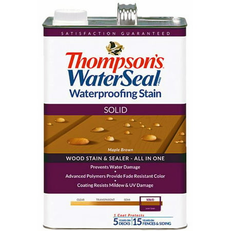 Thompsons WaterSeal Solid Waterproofing Stain MAPLE BROWN