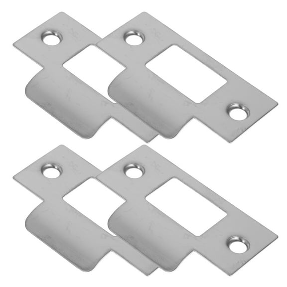 unbranded 4pcs Door Strike Plate Door Plates Door Reinforcement Striker Plates For Home Door Reinforcement Plate Deadbolt Installation Kit
