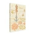 thumbnail image 3 of Canvas Wall Art - Andrea Strongwater 'Map W Anchor N Rope' Wall Art for Living Room, Bedroom, or Office Décor by Trademark Fine Art - 16 x 24 Inches, 3 of 4