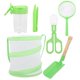 thumbnail image 5 of Insect Enclosure Butterfly Habitat Cage Garden Cage Children 17x16cm Round Shell Plastic Mesh Camping Tool 1 Set, 5 of 5