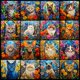 thumbnail image 1 of Puzzle Bgraamiens - Vitral con forma de gato (1000 piezas, 61 x 61 cm), 1 of 6