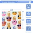 thumbnail image 5 of Coolnut Pineapples Wash Cloth Set of 2, 12 x 12 Inch Cotton Baby Washcloths Highly Absorbent and Soft Feel Fingertip Towels Face Towels for Bathroom, Gym, Spa Washcloth Gift, 5 of 7