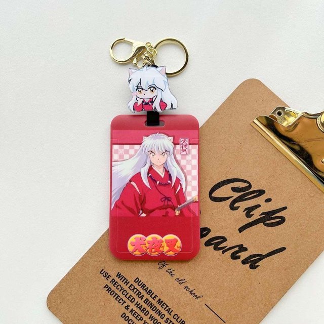 ZEBADIAH Inuyasha Tarjetero Estudiante Japonés Tarjeta De Identificación De Crédito Bancaria Crayon Shin Chan Comida Dibujos Animados Caso