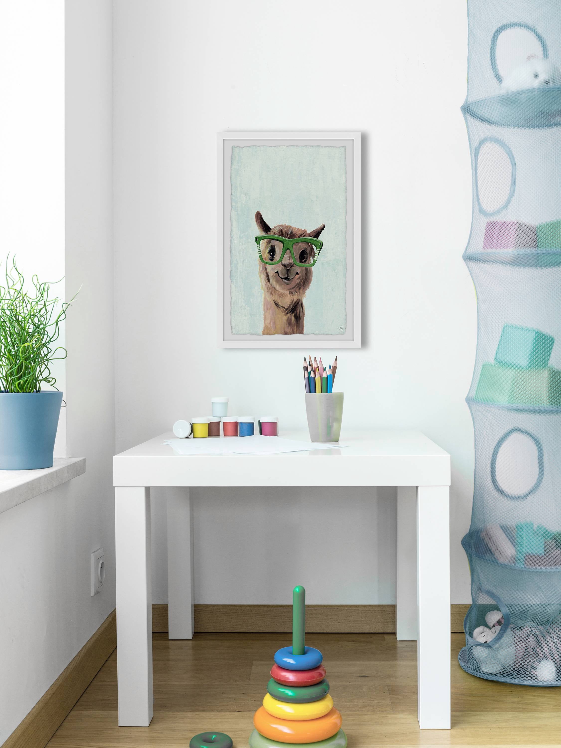 Marmont Hill Green Glasses II Framed Wall Art