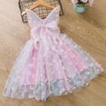 thumbnail image 2 of Butterfly Tulle Tutu Dress for Girls, Bowknot Sleeveless Birthday Party Princess Dress for 3-8T, 2 of 7