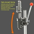 thumbnail image 5 of 460mm Height Adjustable Manual Press Machine with Adjustable Slider Stroke - Anti-Slip Electroplated Alloy Rocker, High-Elastic Spring, Cast Iron Grinding Core & Thickened Stable Base for Punching,, 5 of 5
