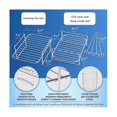 thumbnail image 2 of Double Boiler Accessory 2 Piece Rack With 4 Skewers And Brush Accessory, 2 of 5