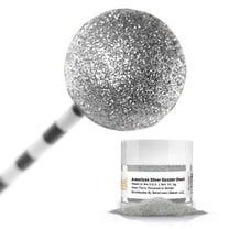 Bakell - American Silver Dazzler Dust - Arts and Crafts Glitter - Extreme Sparkle, 5g Jar