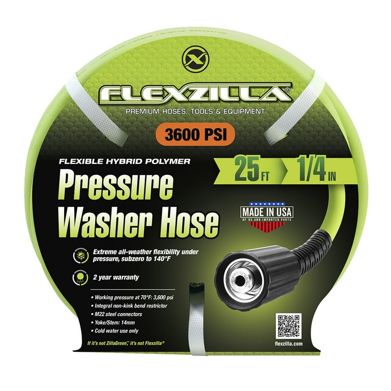 Free Shipping! Flexzilla¬Æ Pressure Washer Hose, 1/4 in. x