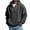 17#Black, variant on Men's Waffle Knit Quarter Zip Hooded Sweatshirt - Casual Solid Color Long Sleeve Pullover Hoodie with Zipper Light Gray 3XL