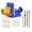 D, variant on 15 Degree Precision Pocket Hole, Aluminum Alloy Woodworking Pocket Hole Jig Kit, Adjustable Slanted Hole Locator, Wood Board Punching Carpentry Hardware Tool, for DIY Furniture
