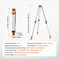 thumbnail image 4 of SKYSHALO Laser Level Support, 5/8"-11 Thread, Adjustable Height 16.53-65.55 inches, Durable Construction Survey Stand with Retractable Legs and Non-Skid Feet for Laser Level Scanning, 4 of 9