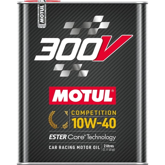 Motul 300V 10W-40 Competition Full Synthetic Engine Oil, Ester Core Technology, 2L
